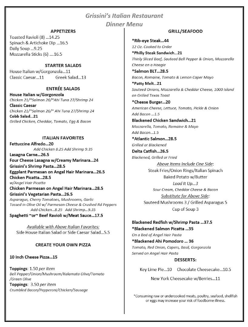 Grissini's Italian Restaurant
